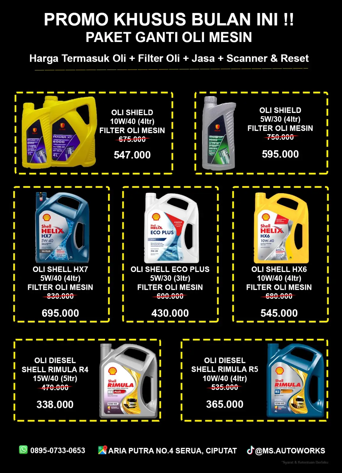 Promo Ganti Oli
